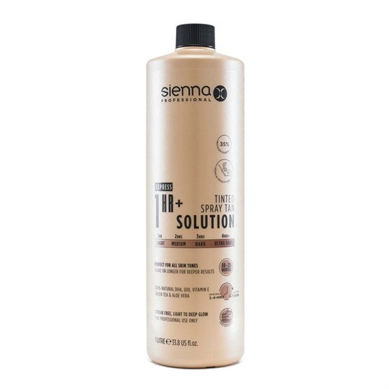 Sienna X High Intensity Tanning Express '1 Hour' Spray Tan Solution - 1 Litre