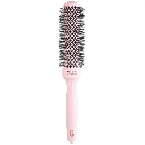 Olivia Garden Expert Blowout Speed Wavy Bristles Pastel Pink 35mm