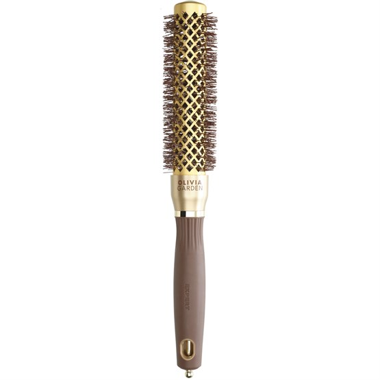 Olivia Garden Expert Blowout Speed Wavy Bristles Gold & Brown 25mm
