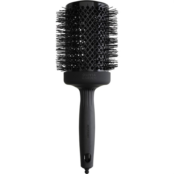 Olivia Garden Expert Blowout Shine Wavy Bristles Black Label 65mm