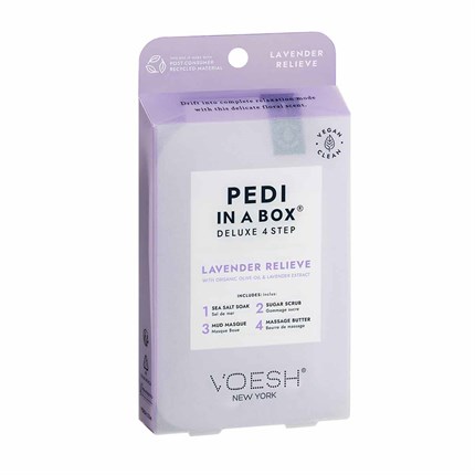 Voesh 4 Step Pedi In A Box - Lavender Relieve