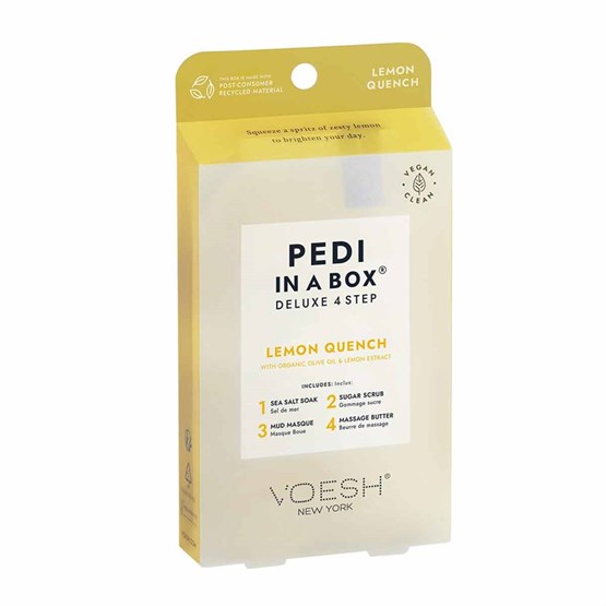 Voesh 4 Step Pedi In A Box - Lemon Quench