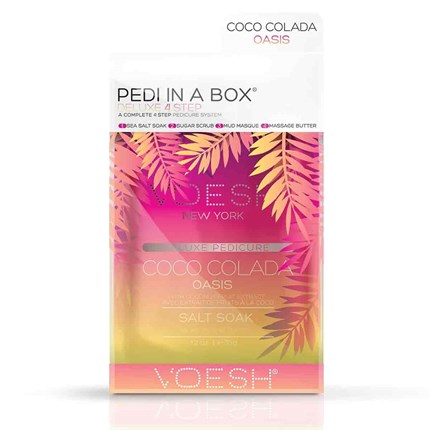 Voesh 4 Step Pedi In A Box Limited Edition - Coco Colada Oasis