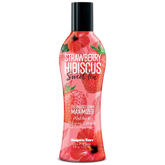 Supre Tan Strawberry Hibiscus Sweet Tea Maximiser Bottle 235ml