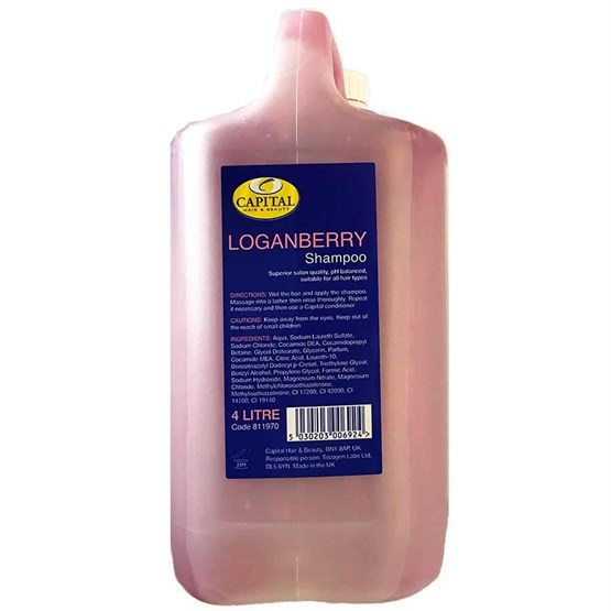 Capital Shampoo 4 Litre - Loganberry