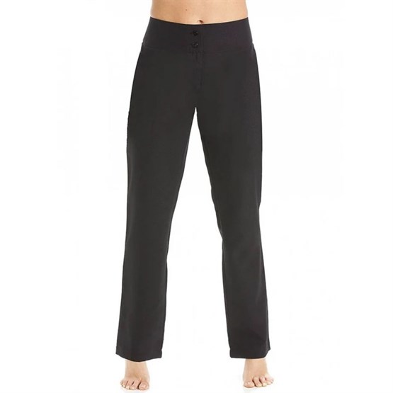 Gear Straight Leg Black Trousers - Regular