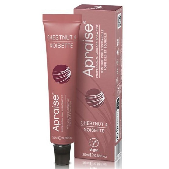 Apraise Vegan Eyelash & Eyebrow Tint 20ml - No.4 Chestnut