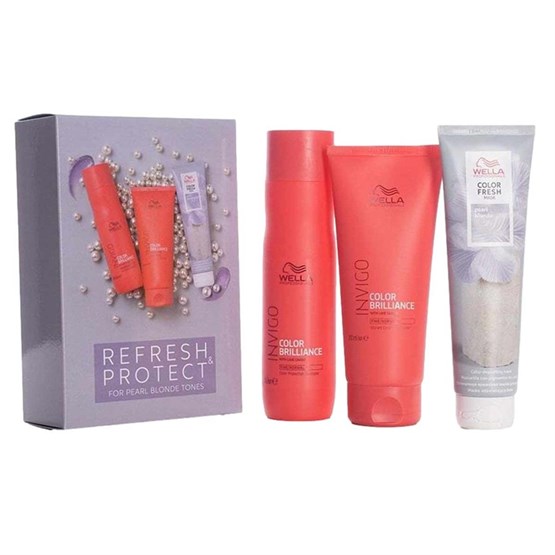 Wella Professionals Invigo Refresh & Protect Pearl Blonde Tones Set