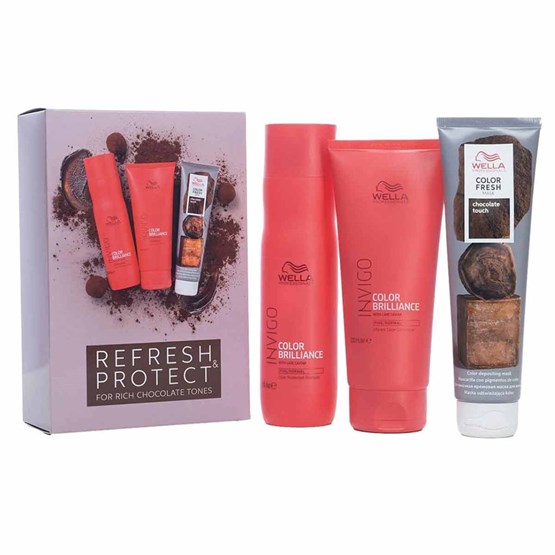 Wella Professionals Invigo Refresh & Protect Rich Chocolate Tones Set