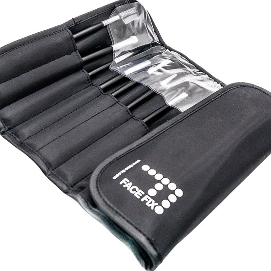 Facefix Cosmetic Brush Kit Roll