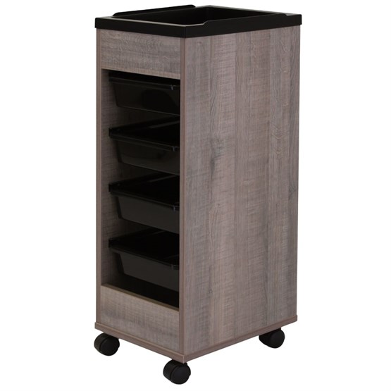 REM Stadium Trolley with Accessory Top - Vicenza Oak
