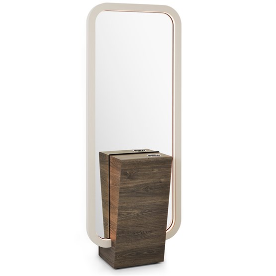 REM Flame Styling Mirror - 2 Position Island Unit