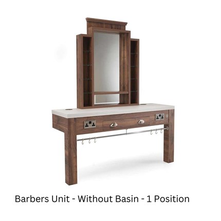 REM Montana Barbers Unit - Without Basin - Extra 1 Position