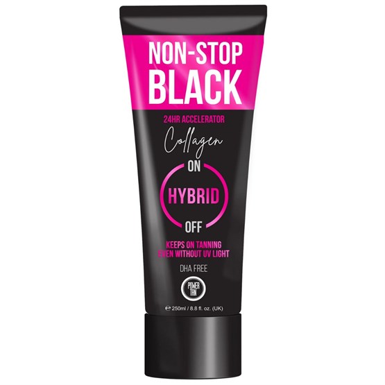 Power Tan Non-Stop Black Collagen Bottle 250ml