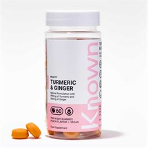 Known Turmeric and Ginger Vegan Gummies - 60pcs