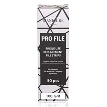 The Manicure Company Replacement Nail File Strips - 100grit (Pack of 50)