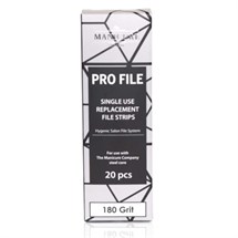 The Manicure Company Replacement Nail File Strips - 180grit (Pack of 20)