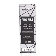 The Manicure Company Replacement Nail File Strips - 240grit (Pack of 20)