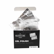 The Manicure Company Gel Polish Removal Wraps - Pack of 100