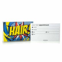 Agenda Appointment Cards Premium Pop Art Hair - 100pk