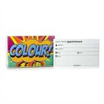 Agenda Appointment Cards Pop Art - 100pk