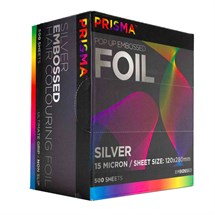 Agenda Prisma Pop Up Foil Silver - 500 Sheets (120 x 280mm)
