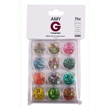 The Edge Nails Amy G Nail Art Collection - Iridescent Nail Sequin Kit