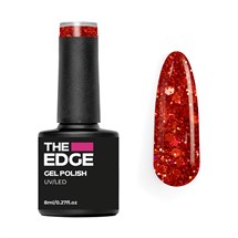 The Edge Gel Polish 8ml - Red Glitter