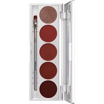 Kryolan Cream Blusher Palette - 5 Assorted Colours