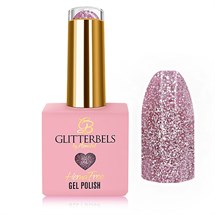 Glitterbels Hema Free Gel Polish 8ml - Rose Diamond