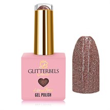 Glitterbels Hema Free Gel Polish 8ml - Rose Gold Diamond