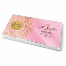 Glitterbels Clear Almond Tips - 500pcs