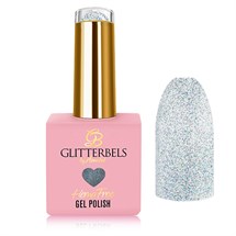 Glitterbels Hema Free Gel Polish 8ml - Glitter Ice