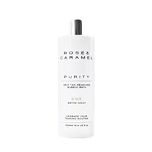 Rose and Caramel Purity Self Tan Removing Bubble Bath - 500ml