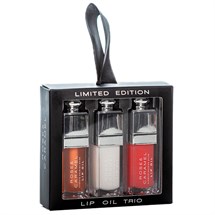 Rose & Caramel Kissmas Lip Oil Trio Bauble 2025 Holiday Gift Set