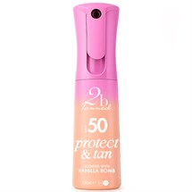 2bTanned Vanilla Bomb Protect & Tan Dry Mist SPF 50 100ml