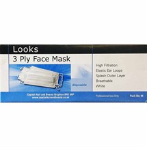 Looks Face Masks Pk50 - White