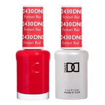 DND Duo Gel & Nail Polish Set 2x 15ml - Ferrari Red #430