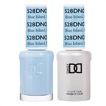 DND Duo Gel & Nail Polish Set 2x 15ml - Blue Island, IL #528