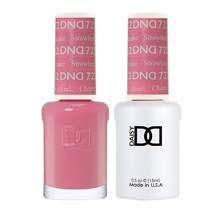 DND Duo Gel & Nail Polish Set 2x 15ml - Strawberry Cheesecake #722