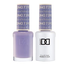 DND Duo Gel & Nail Polish Set 2x 15ml - Velvet #739