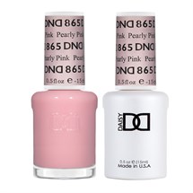 DND Duo Gel & Nail Polish Set 2x 15ml - Pearly Pink #865