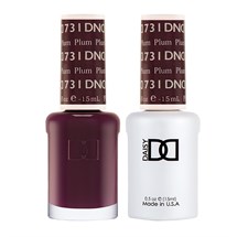 DND Duo Gel & Nail Polish Set 2x 15ml - Plum #731