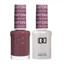 DND Duo Gel & Nail Polish Set 2x 15ml - Hazelnut #607