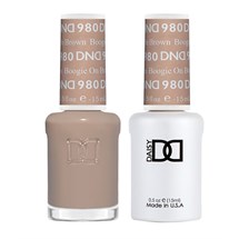 DND Duo Gel & Nail Polish Set 2x 15ml - Boogie On Brown #980