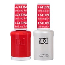 DND Duo Gel & Nail Polish Set 2x 15ml - Striking Red #816