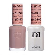 DND Duo Gel & Nail Polish Set 2x 15ml - Havana Cream #616