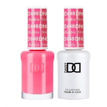 DND Duo Gel & Nail Polish Set 2x 15ml - Strawberry Bubble #648
