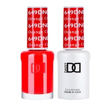 DND Duo Gel & Nail Polish Set 2x 15ml - Orange Creamsicle #649