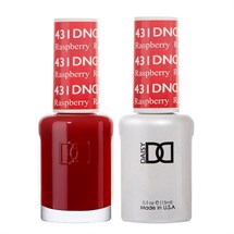 DND Duo Gel & Nail Polish Set 2x 15ml - Raspberry #431